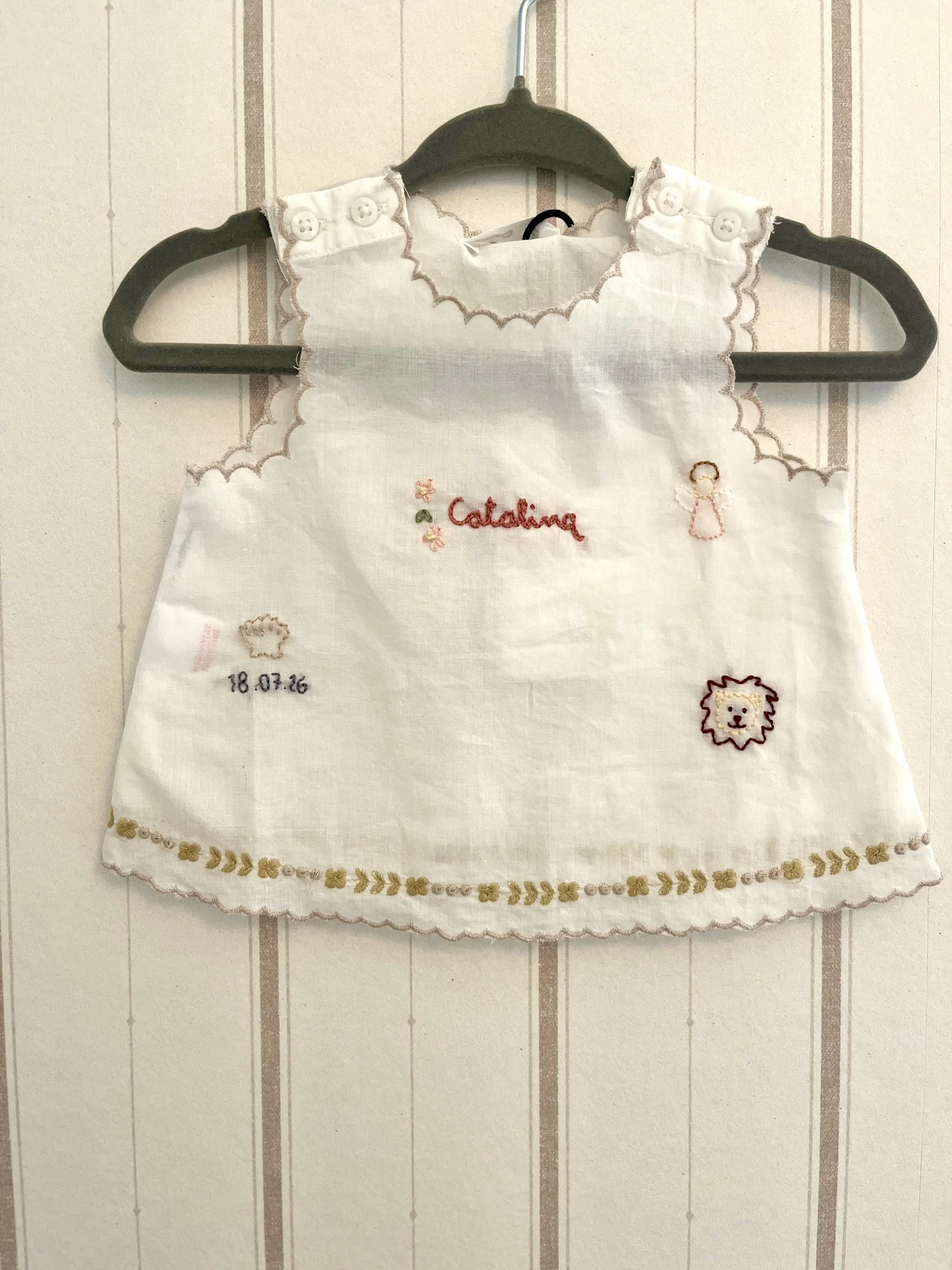 Pelele personalizado bordado — Gali Studio